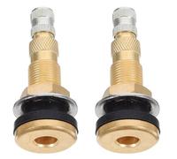 IMIKEYA Brass Tire Valve Stems Universal Compatibility and Quick Inflation 2pcs with Precision Sealing Technology for Distance Transport for Construction Vehicles and Loaders