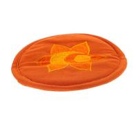 IMIKEYA Buddhist Sound Bowl Rounded Cushion Mat Handcrafted Embroidered Prop for Meditation Orange for Practicing Mindfulness and Enhancing Relaxation