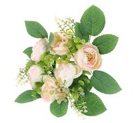 IMIKEYA Candlestick Garland Taper Candles Candle Holders Wedding Decor Tapered Candles Rings Garland Small Candle Wreath Candle Wreaths Party Wreath Plastic Christmas Flowers