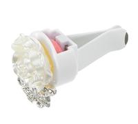 IMIKEYA Car Air Outlet Clip Rose Flower Metal and Crystal Vent Diffuser Simple to Install Practical Car Accessory for Interior Decoration