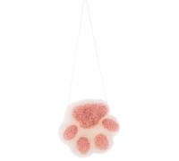 IMIKEYA Cartoon Cat Claw Shape Bath Sponge, Hydrophilic Polyurethane Material Hanging Rope Design, Soft Rubbing Back Shower Puff Suitable for Face and Body Bathing