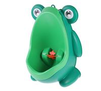 IMIKEYA Cartoon Frog Boy Pee Training Urinal Potty for Boys Wall-Mounted Portable Standing Potty with Groove Design Green Baby Toilet Trainer Random Style