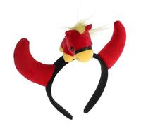 IMIKEYA Cartoon Headband for Horse Chinese Year Soft Plush Material Cute Animal Horn Design for Spring Festival Cosplay and Boys and Girls Party Wear