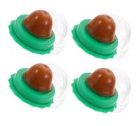 IMIKEYA Cat Lollipop Treat with Catnip, 4pcs Lickable Snack for Kittens | Vitamin Pudding Blend, Cover Included, for Indoor Oral Care Routines and Playful Self-service Licking