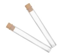 IMIKEYA Cat Whiskers Collection Bottle 2Pcs Glass Pet Hair Keepsake Jars for Memorial and Home Display