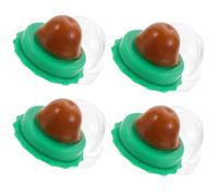 IMIKEYA Catnip Lollipop with Cover with Vitamin Pudding Cat Sweet Treats and Natural Catnip Healthy Cat Treat 4pcs Pack Promotes Digestion Increases Appetite Pet Snack