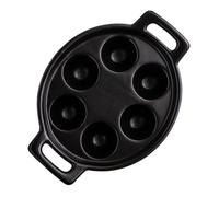 IMIKEYA Ceramic Escargot Plate Large Snail Baking Dish Grill Plate for Seafood Bbq Hot