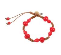 IMIKEYA Ceramic Gourd Bead Bracelet for Men Women Feng Shui Luck and Wealth Wrist Strap Traditional Chinese Style Jewelry Fortune gift for for for for for for for Year and Special Occasions