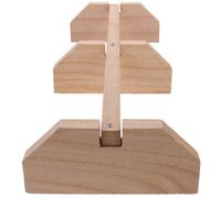 IMIKEYA Chicken Wooden Perch Standing Stand for Chicks and Hens Roosting Bar and Chicken Toy Natural Wood Roost and Household Birds