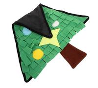 IMIKEYA Christmas Dog Snuffle Mat Washable Foraging Slow Feeder Toy for Pets Promotes Healthy Eating Interactive Play Easy to Clean Sniffing Mat for Dogs