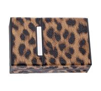IMIKEYA Cigarette Box Leopard Print Protective Case with Flip-Top Magnetic Closure Sturdy Storage Holder for Smokers on The Go