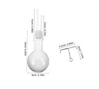 IMIKEYA Classroom Chemistry Siphon Kit with Gas Pump Educational Science Demonstration for Teacher Aids and School Labs Compact Safe Space-saving Chemistry Teaching Supplies for Gas