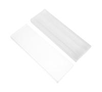 IMIKEYA Clear Plastic Microscope Slide Holder Box for Standard Glass Slides Sealed Moisture Storage Organizer for Lab Experiments Portable Lightweight Plastic Case