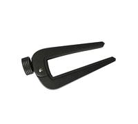 IMIKEYA Clip Guitar Tuner with Pad Change Tune Capo for Acoustic Electric Ukulele Classical Guitars Durable Easy to Use Scratch Black