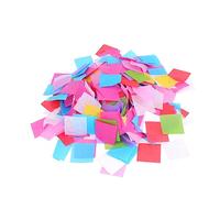 IMIKEYA Colorful Square Paper Confetti Pack Wedding Themed DIY Decorative Accessories for Engagement Party Lightweight Thin Hand Throw Paper Pieces for Romantic Celebration Atmosphere