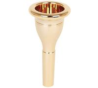 IMIKEYA Compact Metal Trumpet Mouthpiece 13.3mm 7c Gold Finish for French Horn Trumpet Players