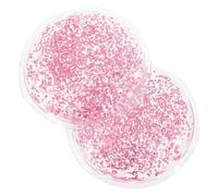 IMIKEYA Cooling and Heating Eye Mask 2pcs Pink Reusable Ice Compress Eye Cushions for Home Use Gel Therapy for Headache and Dark Circle Relief