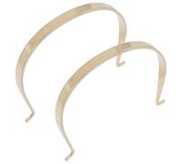 IMIKEYA Copper Tea Pot Handles Replacement Set with Golden Finish 2pcs Wear-Resistant Compact Handles for Prolonging Service Life for Kettle and Teapot