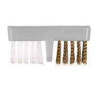 IMIKEYA Copper Wire Cleaning Brush Nail Drill Bit Cleaning Brush 1.77x0.79x0.55in Multi-functional Easy Access Narrow Holes Smooth Shape Professional Nail Art Lovers Personal Home Manicure