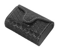 IMIKEYA Cowhide Guitar Pick Slide Box Holder Case Plectrums Storage for Tortex Picks