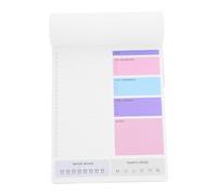 IMIKEYA Creative Daily Schedule Planner Notepad Large Green Tear Off Portable Organizer for Students Professionals Work Planning Do List Management