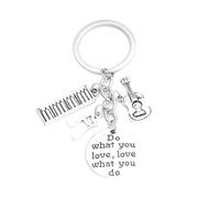 IMIKEYA Creative Electronic Organ and Guitar Note Keychain Pendant Sturdy Music School Souvenir for Students and Teachers Stylish Music Lover Gift for Adults