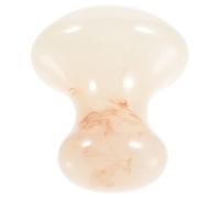 IMIKEYA Crystal Agate Face Massage Stone Unique Shape for Women, Multi-functional Use Facial Massage Tool Suitable for Home and Office, Beige Delicate Texture Skin Care Accessory