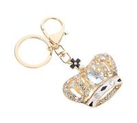 IMIKEYA Crystal Crown Keychain Shiny Pendant Key Ring Purse Charm for Handbags Decorative Keychain Alloy Fashion Accessory Small