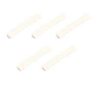 IMIKEYA Curved Ox Bone Guitar Nuts 4x0.63x0.34cm 5pcs Improve Guitar Tone and Provide more Vibration for Electric and Vintage Instruments for Families and Friends