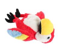 IMIKEYA Cute Plush Parrot Hand Puppet Soft Bird Model for Interactive Storytelling and Role Playing Washable Cuddly Design for Engaging Playtime