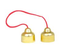 IMIKEYA Cymbal Bell Musical Instrument for Lightweight Percussion Prop with Elegant Copper Plated Finish for Music Education and Rhythm Development
