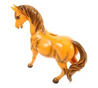 IMIKEYA Decorative Horse Piggy Bank Creative Zodiac Horse Coin Saving Bank for Home Office Unique Tabletop Sculpture Dual Purpose Wealth Success Decoration Easy Maintenance