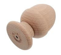 IMIKEYA Decorative Wooden Finials for Flagpole and Staircases, Elegant Unfinished Wood Craft Finials with Sophisticated European Touch, for DIY Woodworking and Home Decor Projects