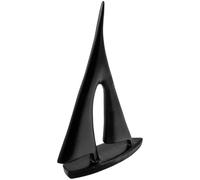 IMIKEYA Delicate Resin Sailboat Ornament for Home Office Decor Artistic Nautical Model for Desktop Dormitory Seaside Style Interior Decoration Yacht Adornment Color