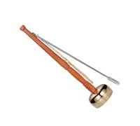 IMIKEYA Delicate Yin Qing Copper Bell Buddhism Musical Instrument with Handle for Meditation and Rituals Purify Your with Tones present for Buddhists