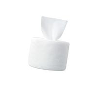 IMIKEYA Disposable Pure Cotton Face Washing Towel, Soft Thick Pearl Pattern, Dual-use for Dry and Wet Cleansing, White Portable Towel for Travel and Outdoor Use