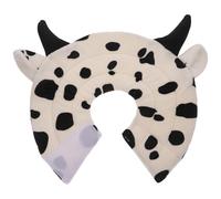 IMIKEYA Dog Collar Soft Plush Pet Protective Cone Collar with Comfortable Pp Cotton Filling, Easy to Put and Take, Adorable Cow Shape and Cats during Fun Party Days
