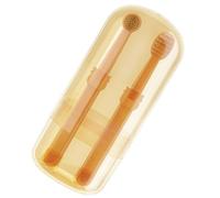IMIKEYA Dog Toothbrush Kit for Cats and Dogs, 2Pcs Small Silicone Single-Head Brushes, Puppy Teeth Cleaning Tool with Travel Box for Outdoor and Home Oral Care