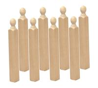IMIKEYA Dollhouse Diy Miniature Roman Pillars Mini Wooden Pillars Set for Dollhouse Layout