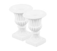 IMIKEYA Dollhouse Miniatures Items Mini Dollhouse Accessories Plastic Urn Planters Miniature Vase Ornaments