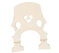 IMIKEYA Double Bass Bridge for Violin Maple Wood Violin Bridge Accessory Adjustable Screws