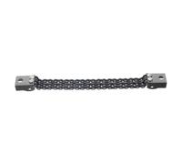 IMIKEYA Double Buckle Drum Pedal Chain Sturdy Iron and Steel Material Replacement for Easy to Install and Replace Bass Drum Pedal Old or Broken Chains