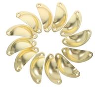 IMIKEYA Drawer Pull Handles Easy Installation Vintage 12pcs Iron with Semi-Circle Shell Design and Versatile Retro Style for Cabinets and Dressers for Home Decor