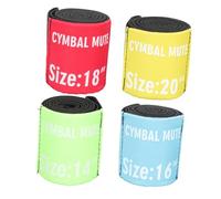 IMIKEYA Drum Mute Circles Practice Accessories Dampening Circles Drum Silence Cloth for Kit Dampeners Random Color
