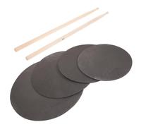 IMIKEYA Drum Practice Pad Kit with Foam Material and Comfortable to Hold Drumsticks for Professional and Personal Use Suitable for Beginner Drummers and Percussion Practice