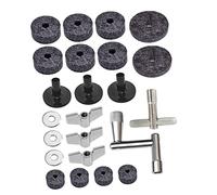 IMIKEYA Drum Set Felt Pads Cymbal Pads for Drum Kit Accessories Practice for Drumset Kit for