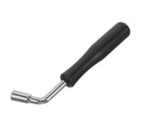 IMIKEYA Dulcimer Tuning Key Professional Guzheng Spanner with Black Plastic Handle Four-corner Wrench Tool for Lap Harp and Autoharp Tuning Accessories