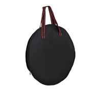 IMIKEYA Dumb Drum Storage Case Compact Oxford Cloth Bag Pockets Drum Pad and Sticks Holder