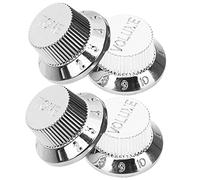 IMIKEYA Electric Guitar Knobs 4pcs Volume Knob Caps Replacement Parts Fine Craftsmanship