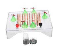 IMIKEYA Electromagnetic Coil Physics Kit Turn Copper Wire and Magnetic Needle Interactive Science Demonstrator for Classroom Teaching and Science Fairs Electromagnet Experiment Set for